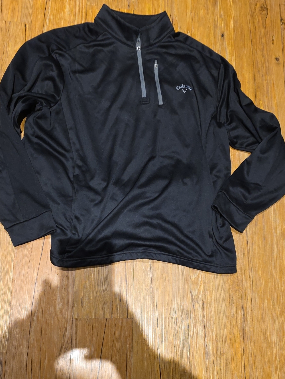 Callaway Men's Black Quarter-Zip Performance Pullover